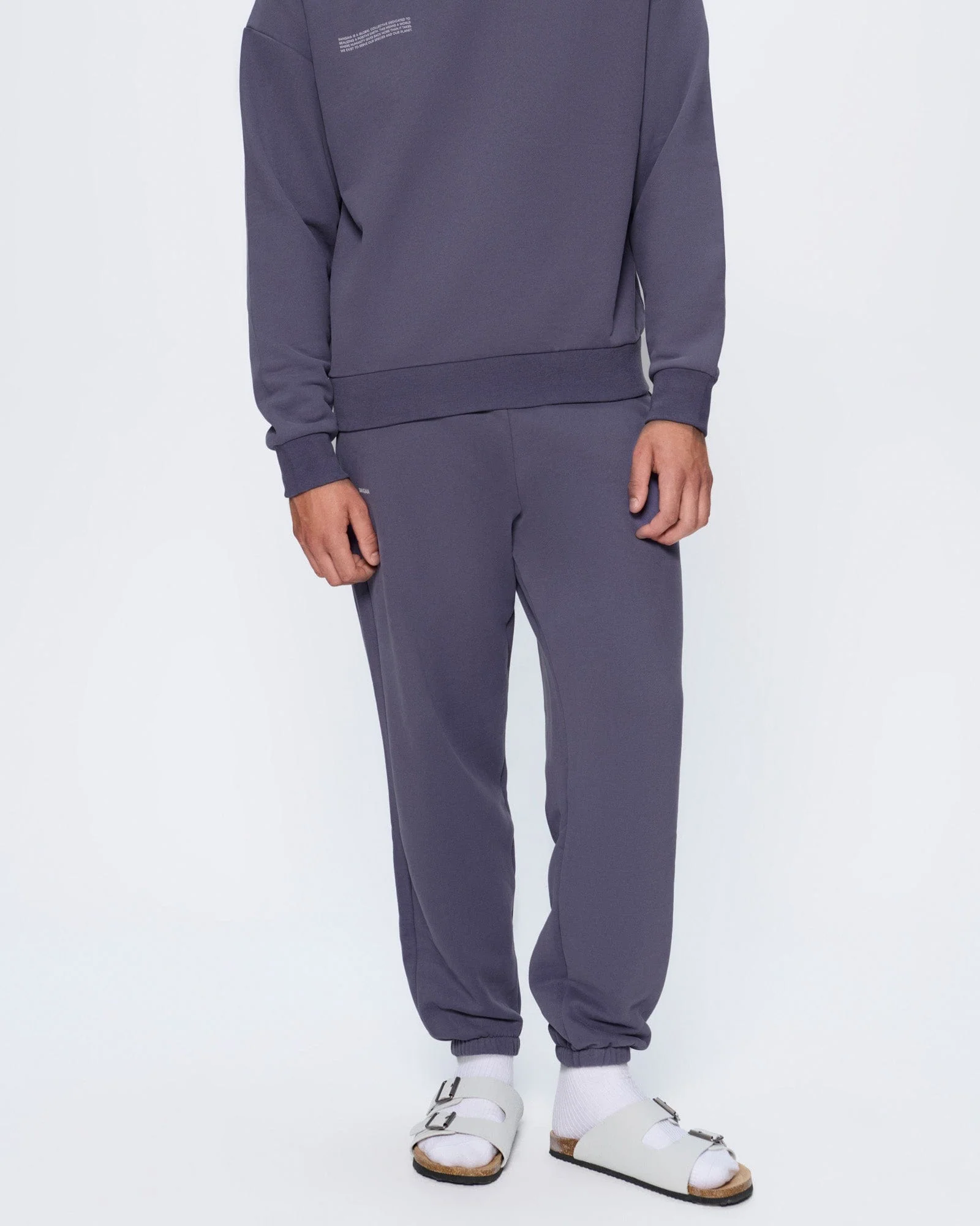 Mens 365 Midweight Track Pants—Slate Blue - Image 3