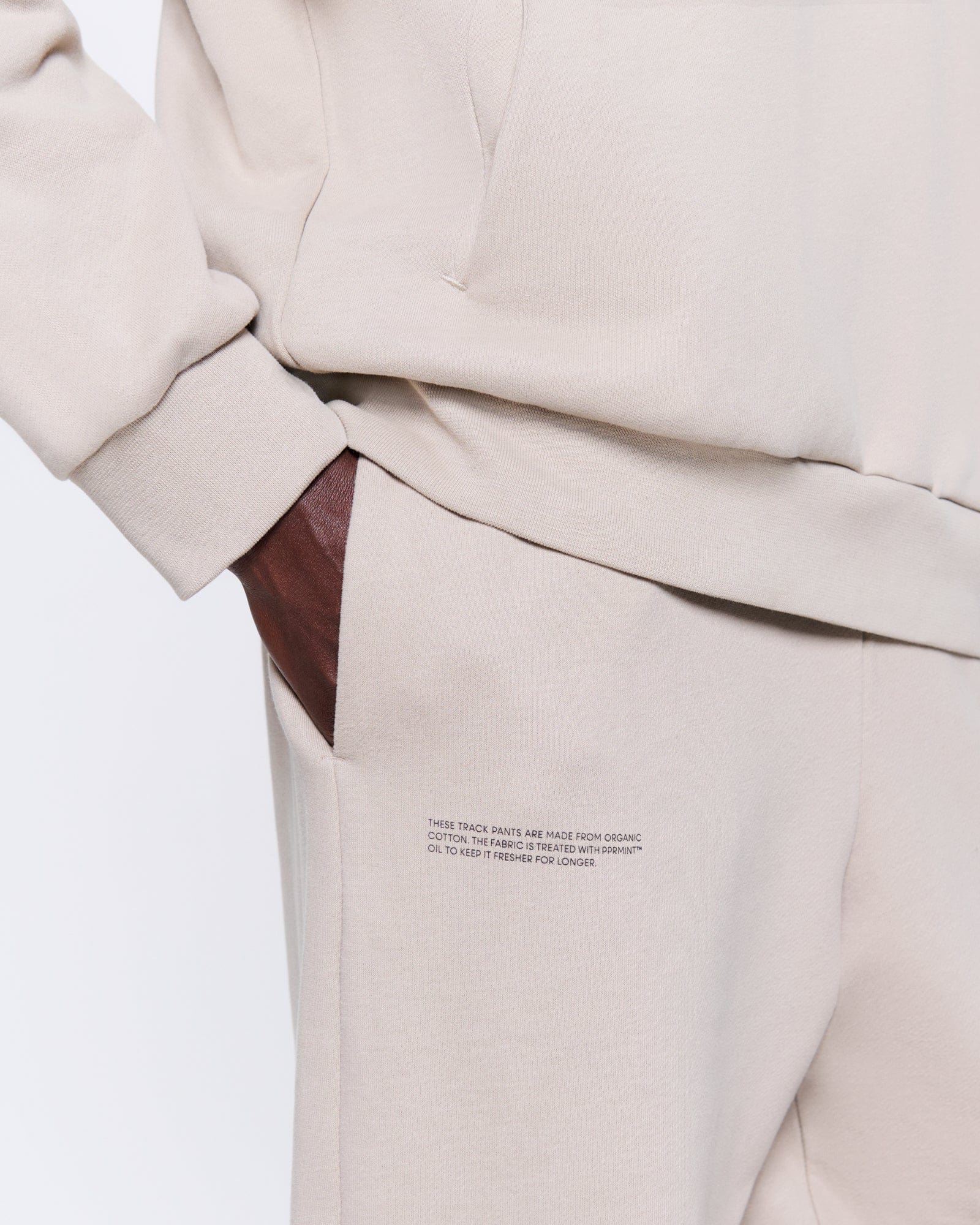 Mens 365 Midweight Track Pants—stone - Image 4