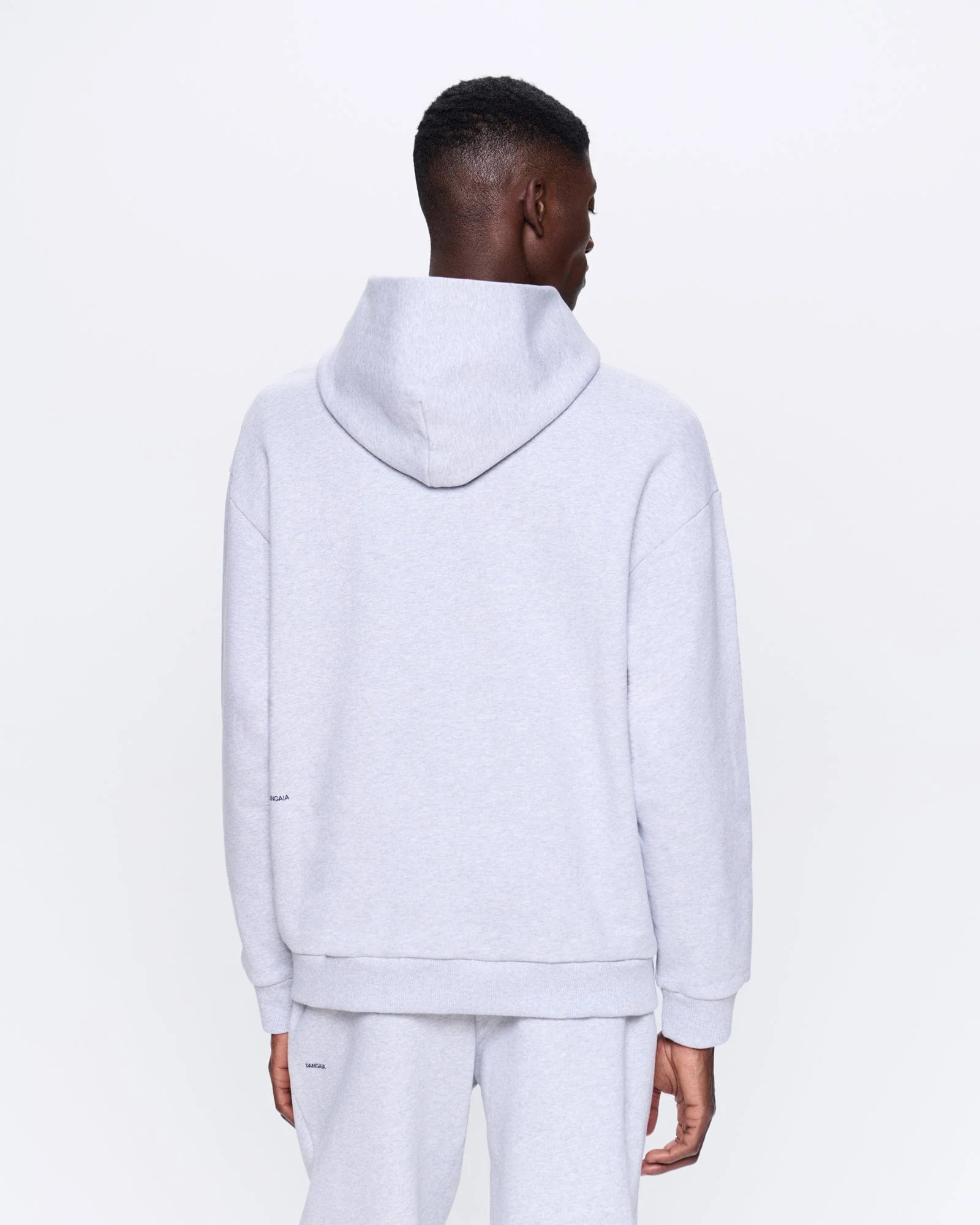 Mens 365 Heavyweight Hoodie—grey marl - Image 4