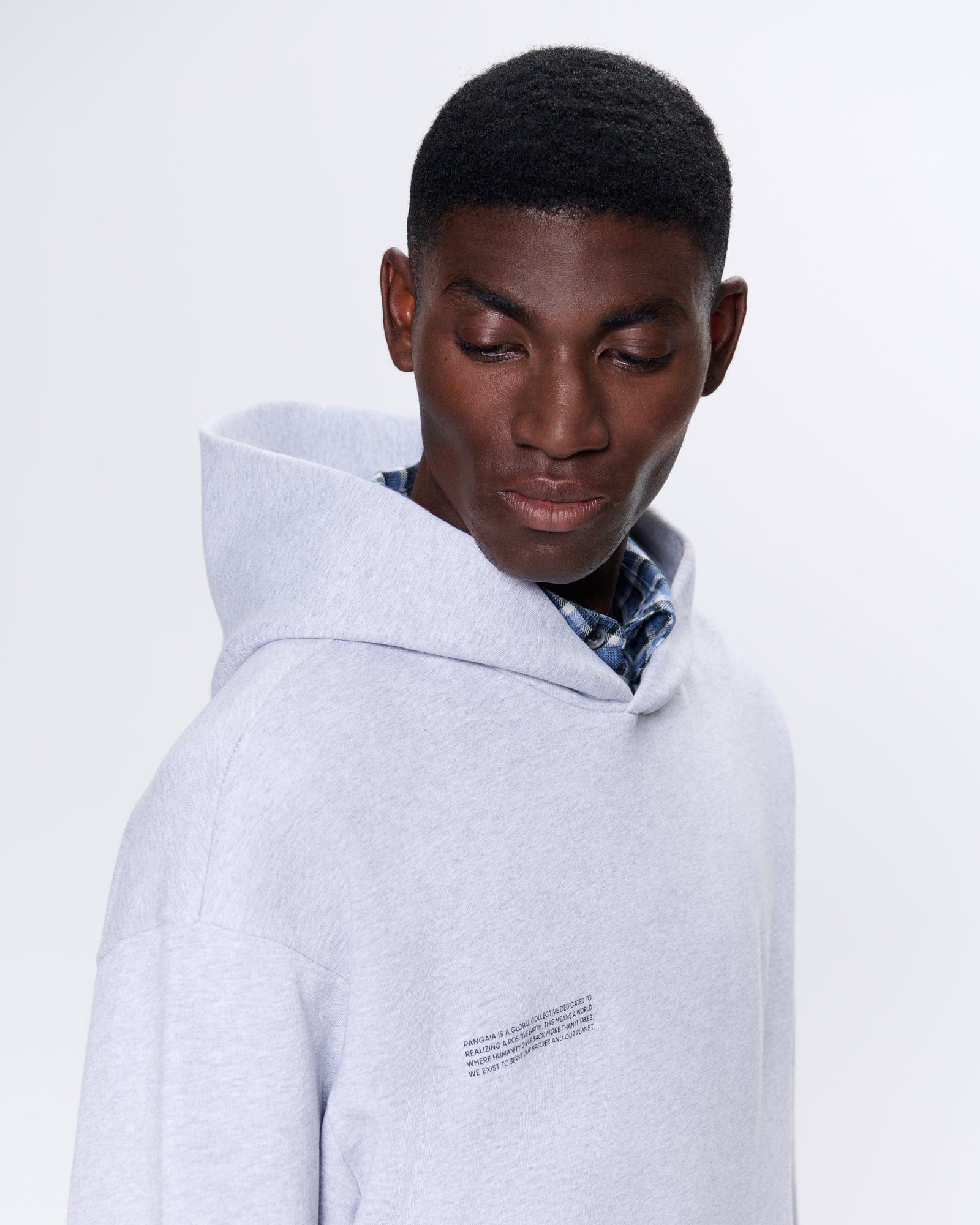 Mens 365 Heavyweight Hoodie—grey marl - Image 5