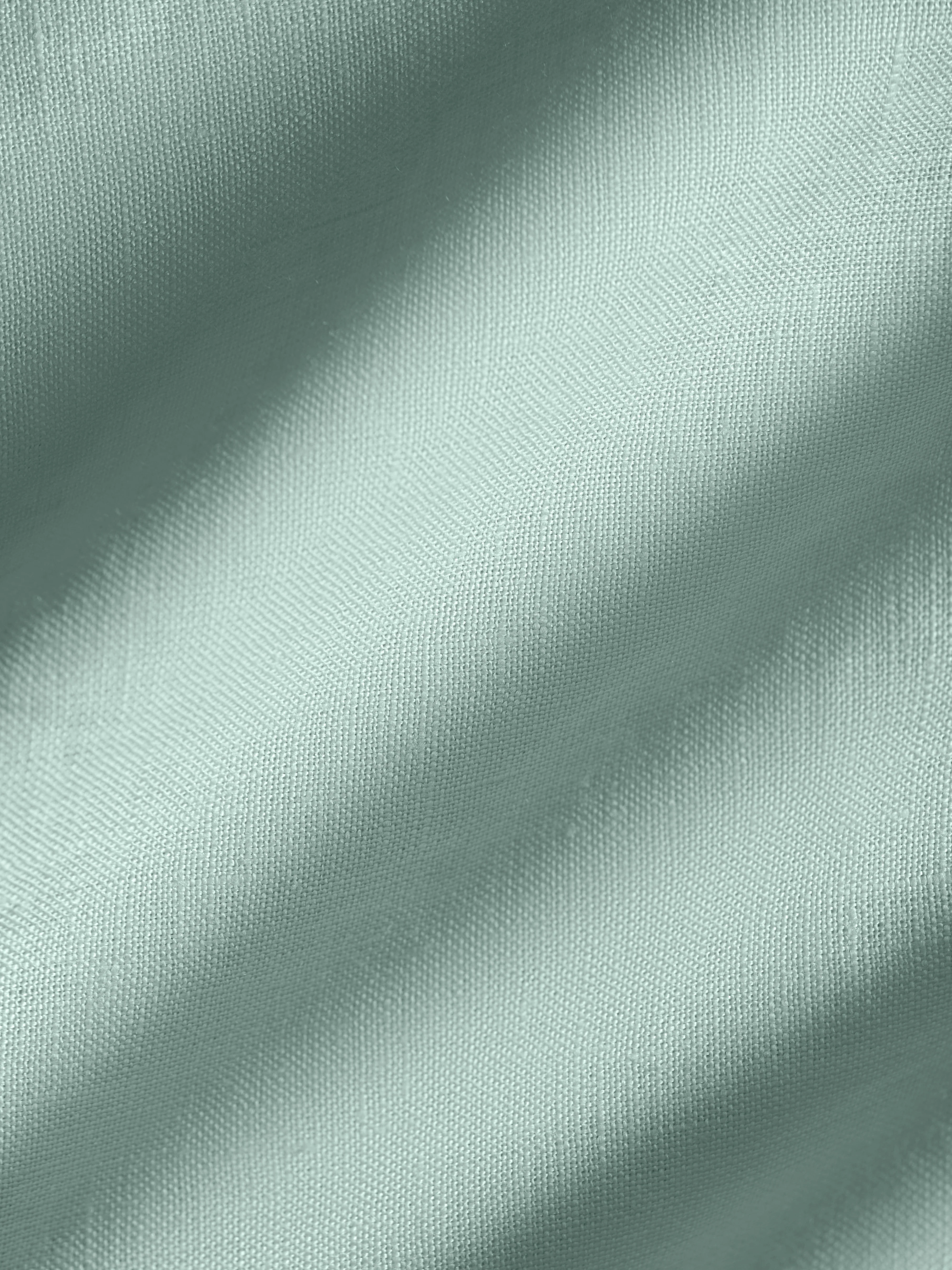 Mens Aloe Linen Camp Collar Shirt—eucalyptus blue - Image 5