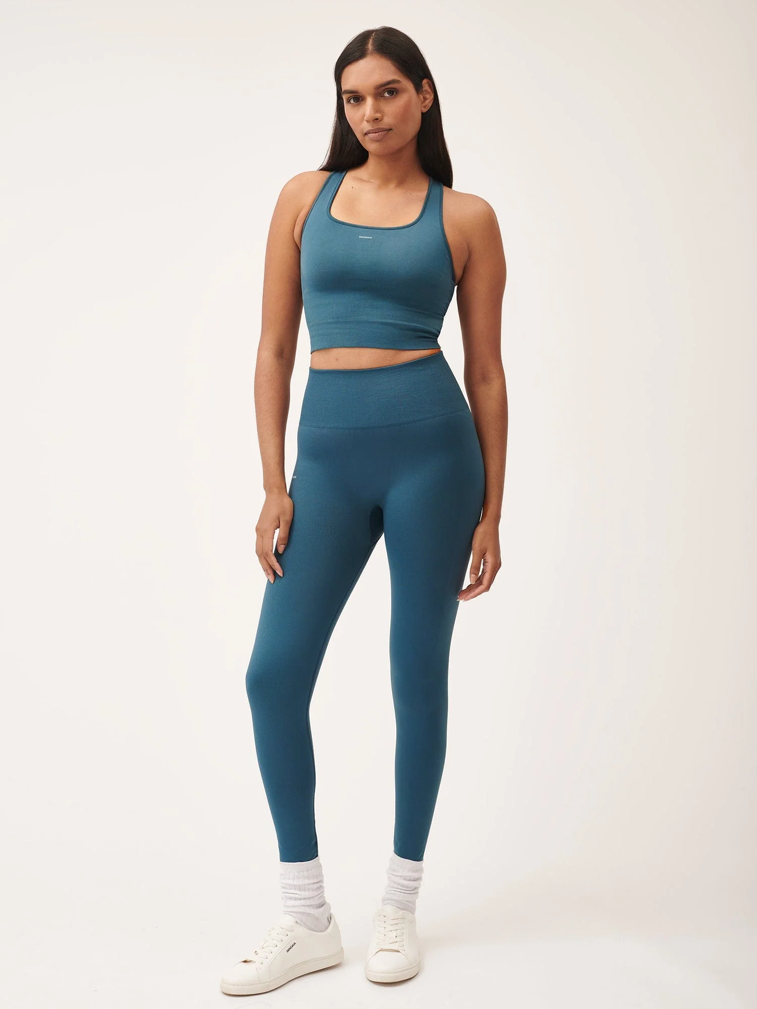 Sale Womens Plant-Stretch Compressive Ribbed Tank Top—storm blue - Image 5